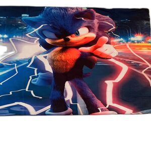 Hedgehog Cartoon/Game 3 Piece Bedding Set Duvet Cover and 2 Pillowcases